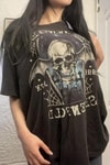 Füme Avenged Sevenfold Bat Skull Cyber Grunge Unisex T-shirt