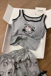 Gri Melanj Cute Hello Kitty Pijama Takımı
