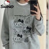 Gri Melanj Hello Kitty - Vctity Kitty (Unisex) Uzun Kollu