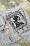 Gri Rat Nest Goth Girl Manga İspanyol Kol Y2K Uzun Kollu Crop