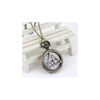 Harry Potter - Saatli Deathly Hallows Kolye Gold Düz