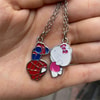 Hello Kitty Ve Spider-Man Çift Kolye