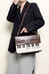 Kahverengi Deri Vintage Piano Yan Çanta