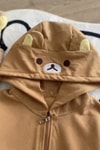 Kahverengi Rilakkuma Kawai Y2K Unisex Hırka