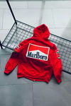 Kırmızı Ferrari Retro Malboro Kapüşonlu Sweatshirt