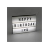Led Light Box A4 Işıklı Mesaj Panosu 60 Harf Ve Sembol