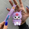 Lila Anime Kuromi Silikon Bozuk Para Cüzdanı