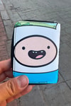 Mavi Adventure Time Finn and Jack Face Unisex Cüzdan