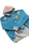Mavi Adventure Time Finn Unisex Kapüşonlu Hırka