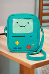 Mavi BMO Adventure Time Unisex Yan Çanta