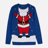 Mavi Christmas Noel Baba Unisex Oversize Kazak