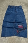 Mavi Domo-Kun Y2K Unisex Baggy Pantolon