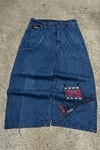 Mavi Domo-Kun Y2K Unisex Baggy Pantolon