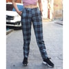 Mavi Gri Ekose Unisex Pantolon