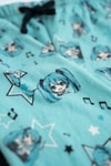 Mavi Hatsune Miku Anime Beli Lastikli Y2K Eşofman