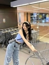 Mavi Jean Heart Vintage Baggy Kot Pantolon