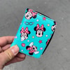 Mavi Minnie Mouse Kolaj Kısa Cüzdan