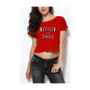 Netflix And Chill Yarım Kadın T-Shirt