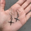 North Star Cross Silver Küpe