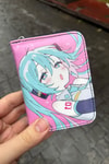 Pembe Hatsune Miku Unisex Cüzdan