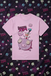 Pembe Invader Zim Gir & Piggy Y2K Unisex T-Shirt