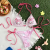 Pembe Melody Love Bikini Takımı