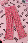 Pembe Monkey Beli Lastikli Y2K Eşofman