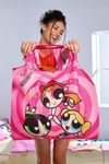 Pembe Powerpuff Girls Bez Çanta