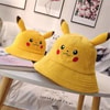 Sarı Pikachu Kulaklı Bucket Şapka