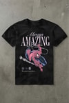 Siyah Always Amazing Spider Cartoon Unisex T-Shirt 