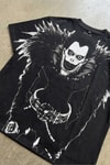 Siyah Anime Death Note Ryuk Gotik Y2K Unisex T-Shirt