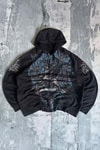 Siyah Archaic Atelier Y2K Kapüşonlu Unisex Hırka