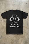 Siyah Babymetal The Fox Sign Unisex Y2K T-Shirt