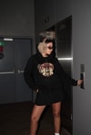 Siyah Gennine Dicries Skulls Kapüşonlu Sweatshirt