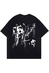 Siyah Gothic Angel Unisex T-shirt