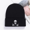 Siyah Gothic Skeleton Bere
