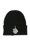 Siyah Gothic Skeleton Hand Bere 