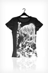Siyah Harajuku Death Note Misa Ksa Kollu Crop