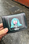 Siyah Hatsune Miku Onion Unisex Cüzdan