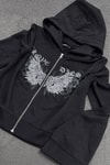 Siyah Love Wings Gotik Y2K Unisex Hırka