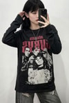 Siyah Maneskin Y2K Unisex Sweatshirt 