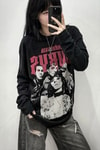 Siyah Maneskin Y2K Unisex Sweatshirt 