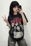 Siyah Maneskin Y2K  Unisex T-Shirt
