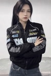 Siyah Motor Racer Retro Y2K Unisex Ceket