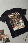 Siyah Nirvana Anime Manga Collection Y2K Unisex T-Shirt
