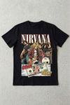 Siyah Nirvana Anime Manga Collection Y2K Unisex T-Shirt