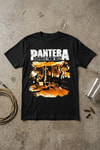 Siyah Pantera Cowboys From Hell Unisex Y2K T-Shirt