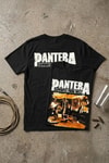 Siyah Pantera Cowboys From Hell Unisex Y2K T-Shirt