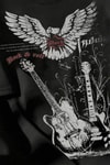 Siyah Rock&Roll Guitar Y2K Unisex T-shirt