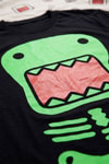 Siyah Skeleton Fosforlu Domo Kun Halloween Unisex T-Shirt